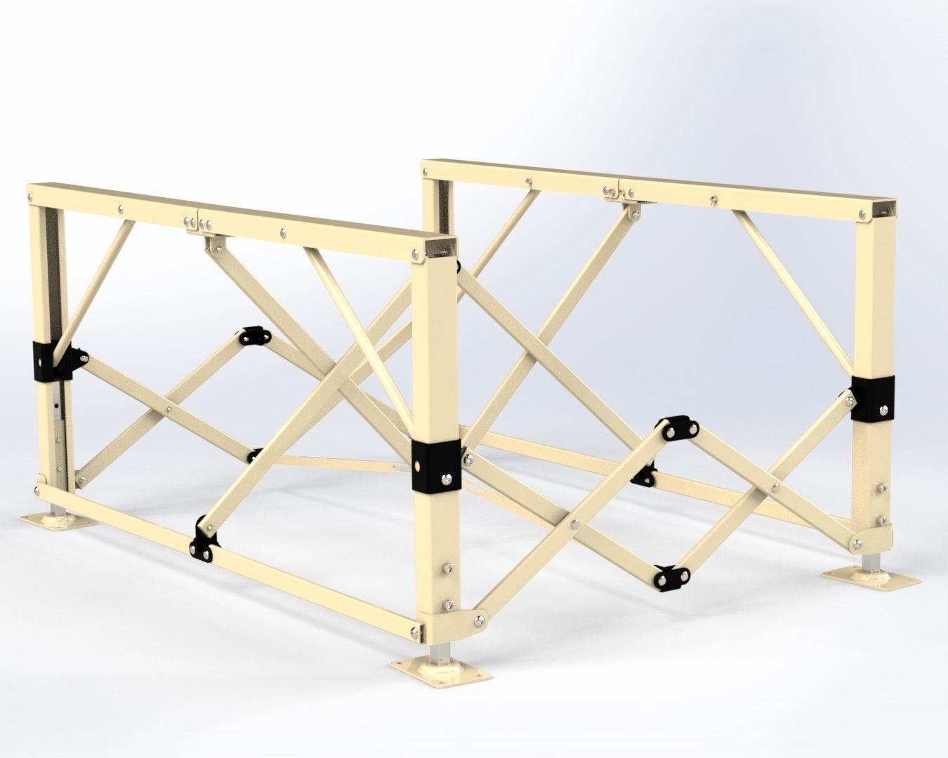 Folding Frame Stand V2 3D model_10