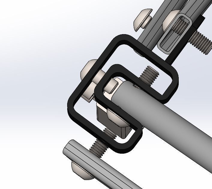 Folding Frame Stand V2 3D model_2