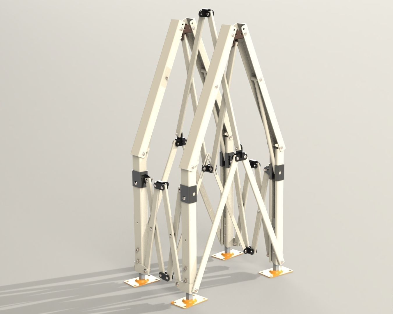 Folding Frame Stand V2 3D model_6
