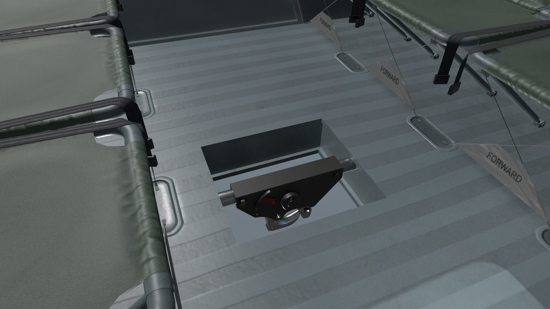 UH-60 Black Hawk Dark Basic Animation 3D model_22