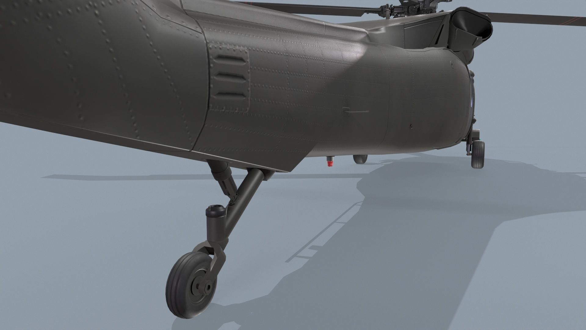 UH-60 Black Hawk Dark Basic Animation 3D model_13