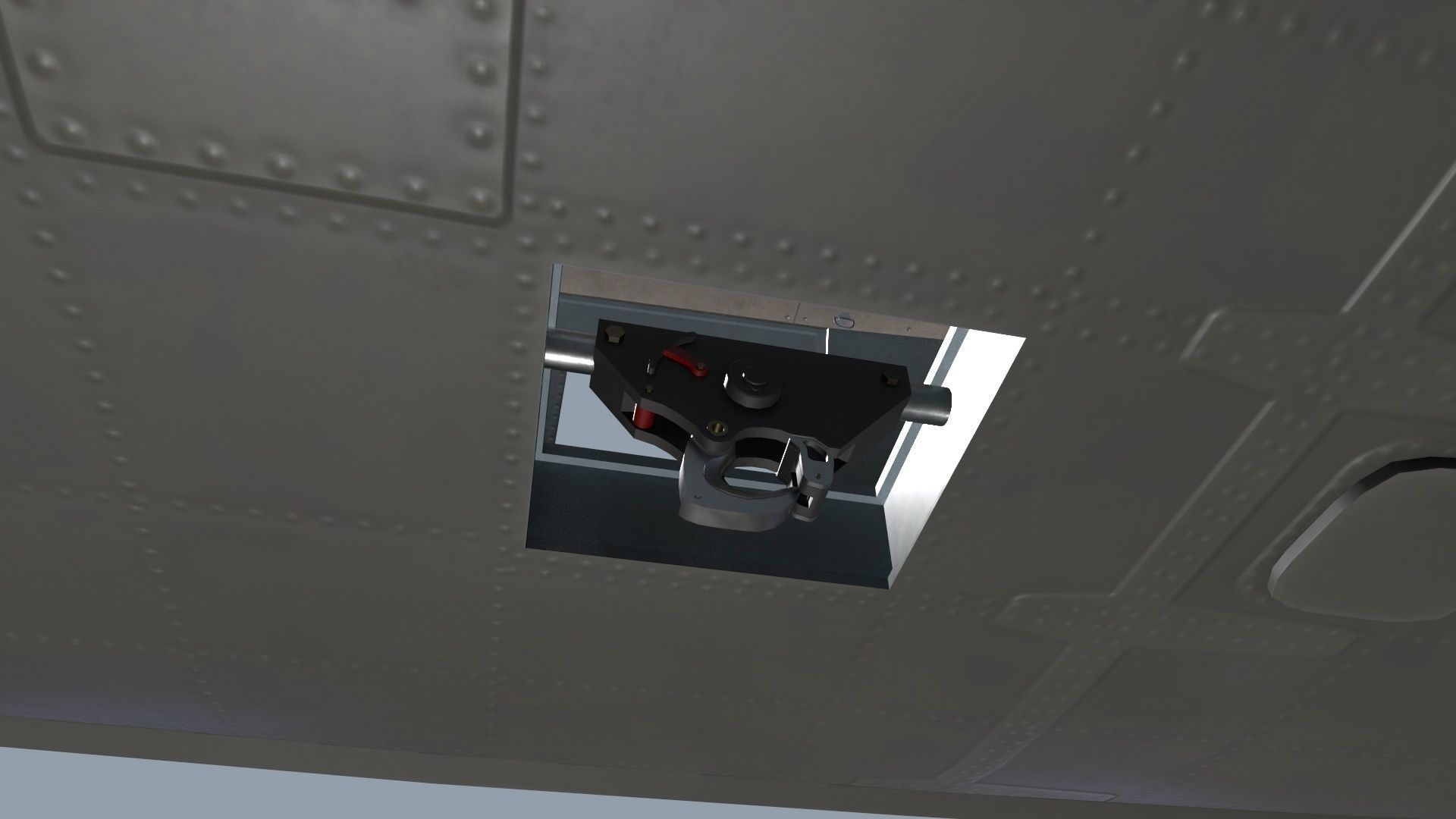 UH-60 Black Hawk Dark Basic Animation 3D model_21