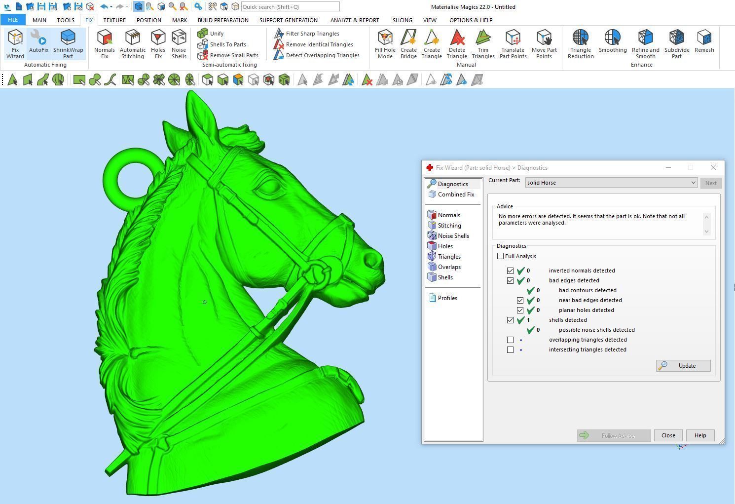 Horse Pendant Sculpture jewelry Gold necklace 3D print model_6