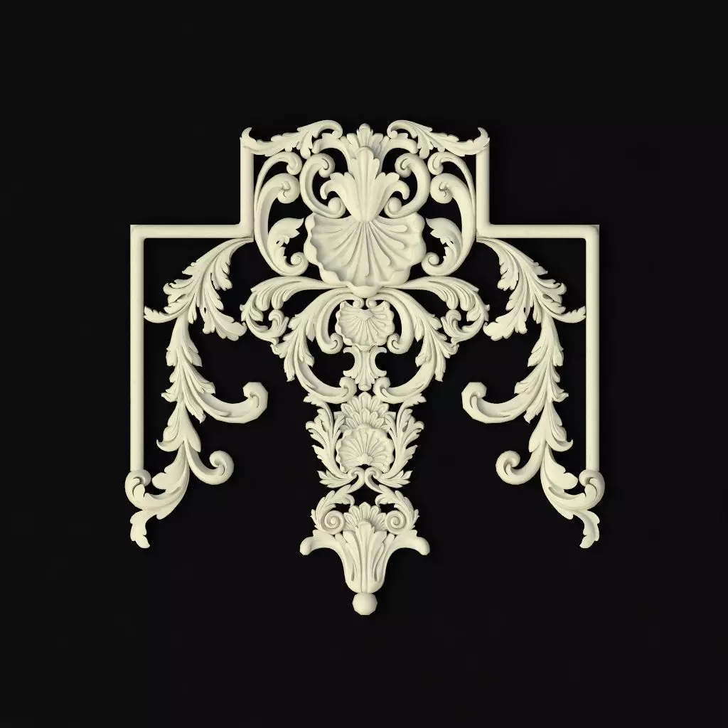 dekor ornate design 3D model_0