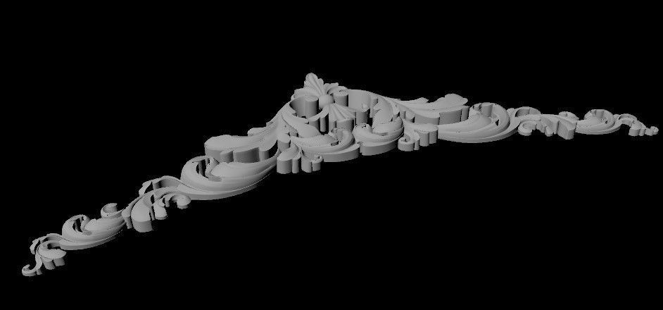 dekor ornate crown 3D model_2