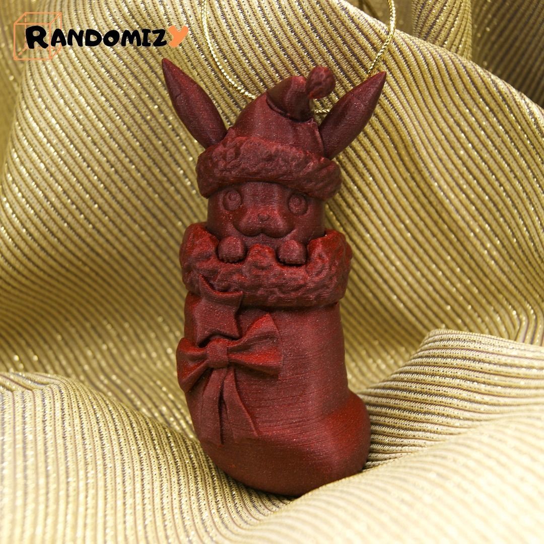 Christmas Pikachu Decoration FanArt Free 3D print model_1