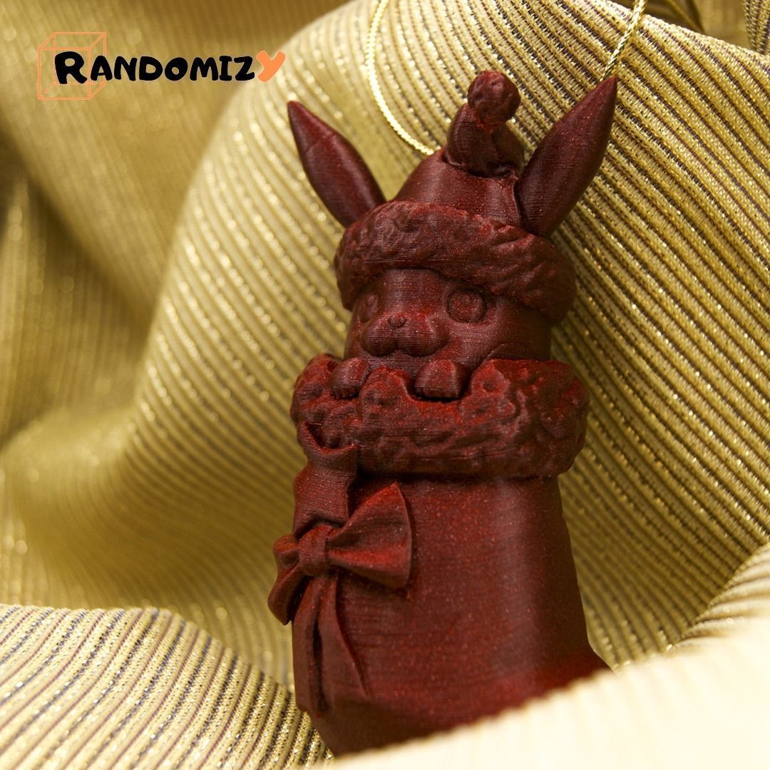 Christmas Pikachu Decoration FanArt Free 3D print model_3