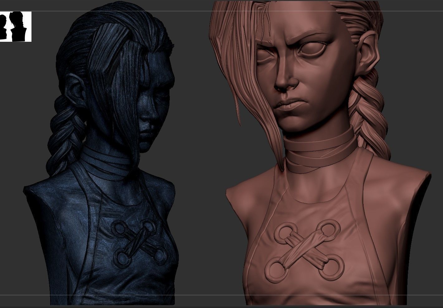 Jinx bust - Arcane 3D print model_7