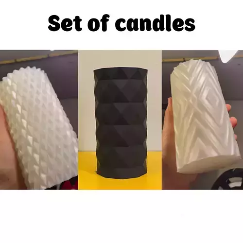 CANDLES SET X3 FOR MOLD MAKING
