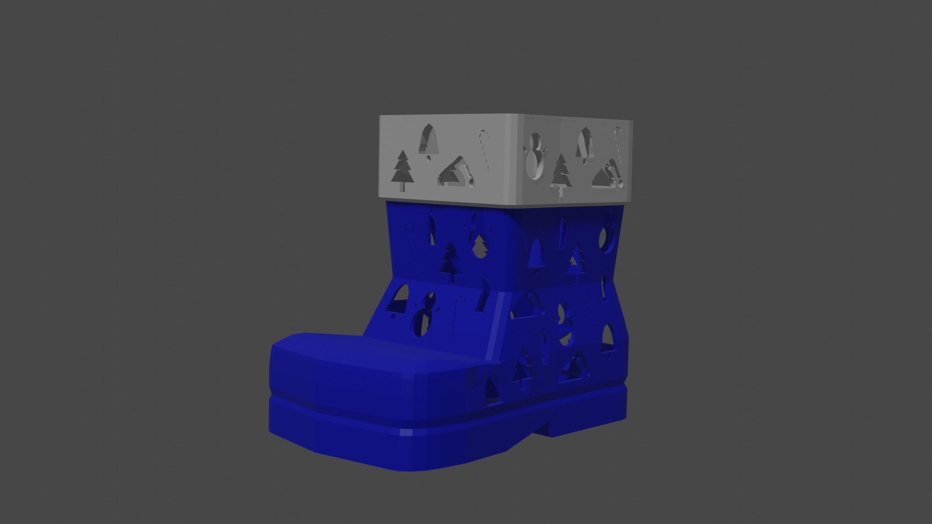 Xmas Boot 3D print model_5