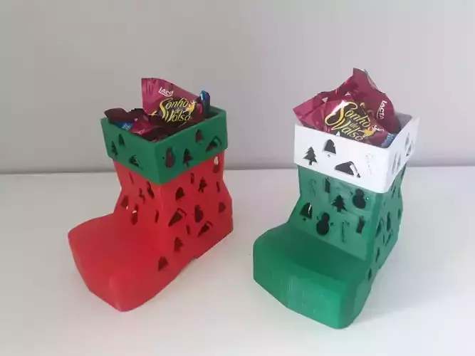 Xmas Boot 3D print model