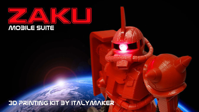 ZAKU Mobile Suite 3D print model