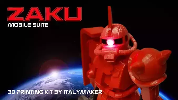ZAKU Mobile Suite 3D print model