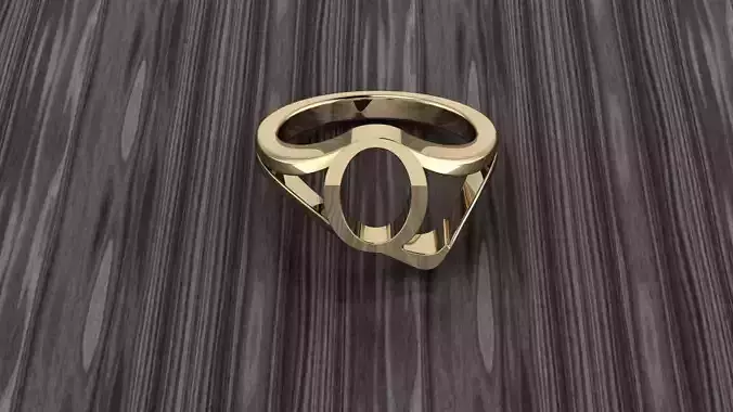 Jewelry Alphabet Ring Q