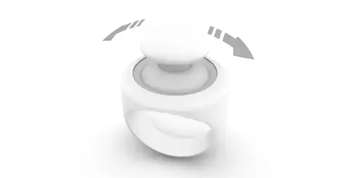 kinetic gamepad joystick ring 3D print model