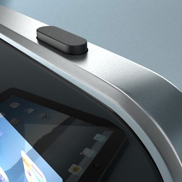 Realistic Apple Ipad High Detail 3D model_5