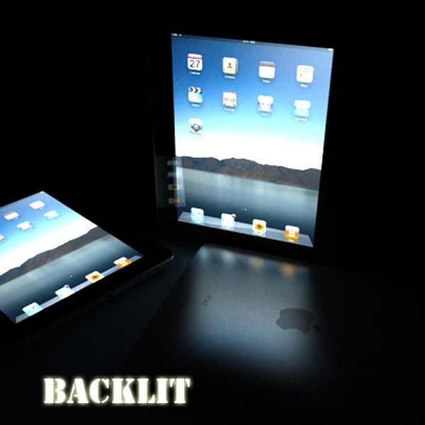 Realistic Apple Ipad High Detail 3D model_1