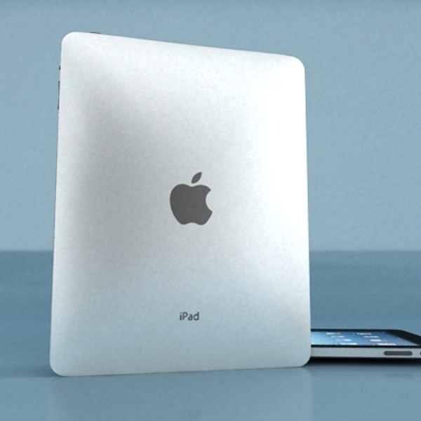 Realistic Apple Ipad High Detail 3D model_12