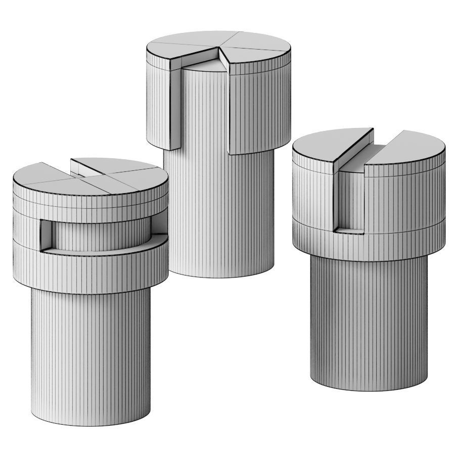 Stools Tables by Stephane Parmentier 3D model_1