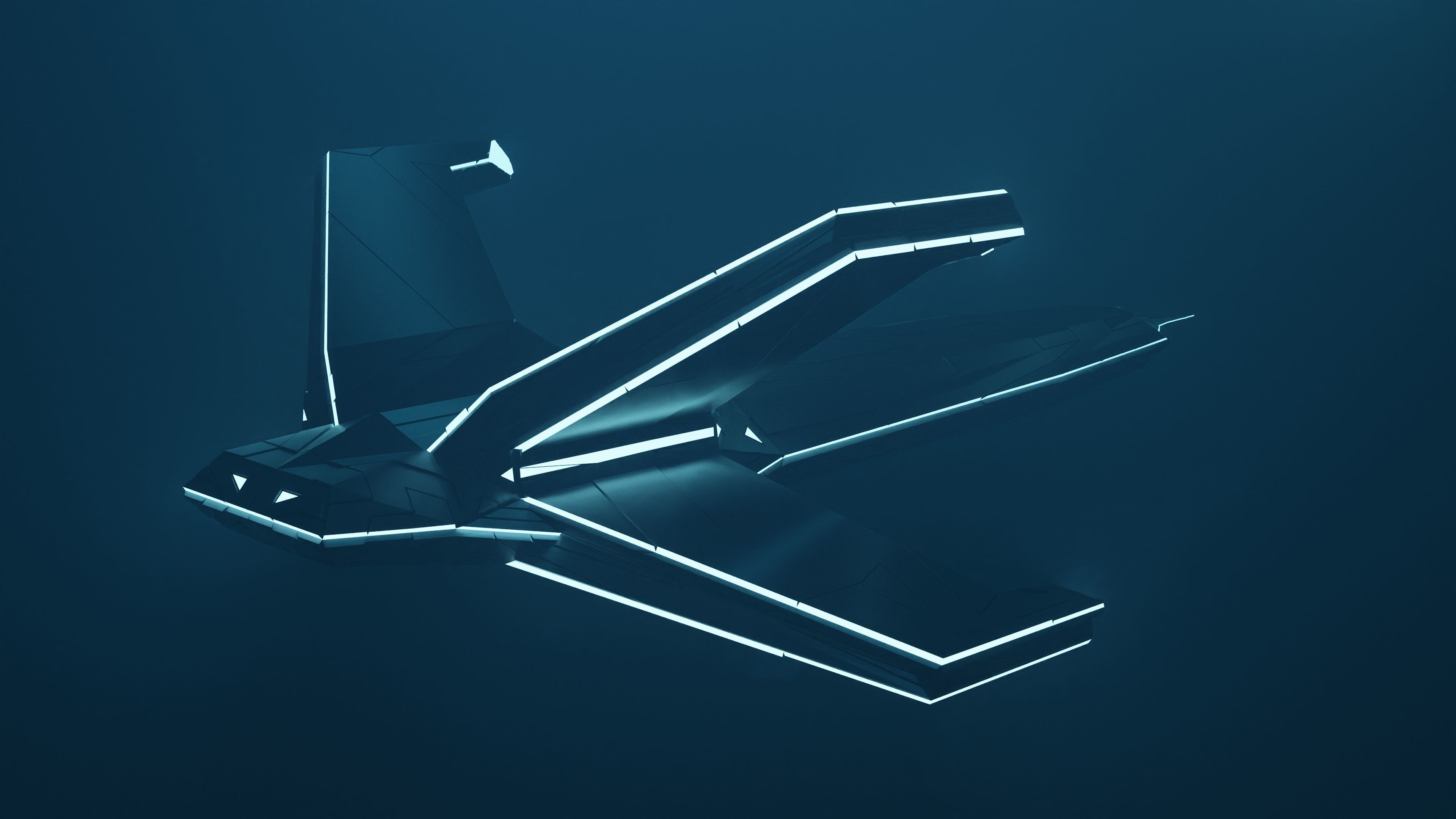 Sci-fi Ship 3D model_3