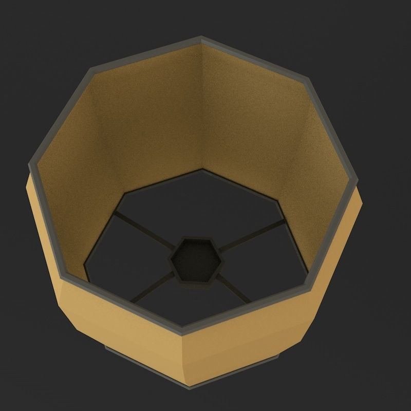 Traditional Chinese Lanterns Low-poly 3D model_26