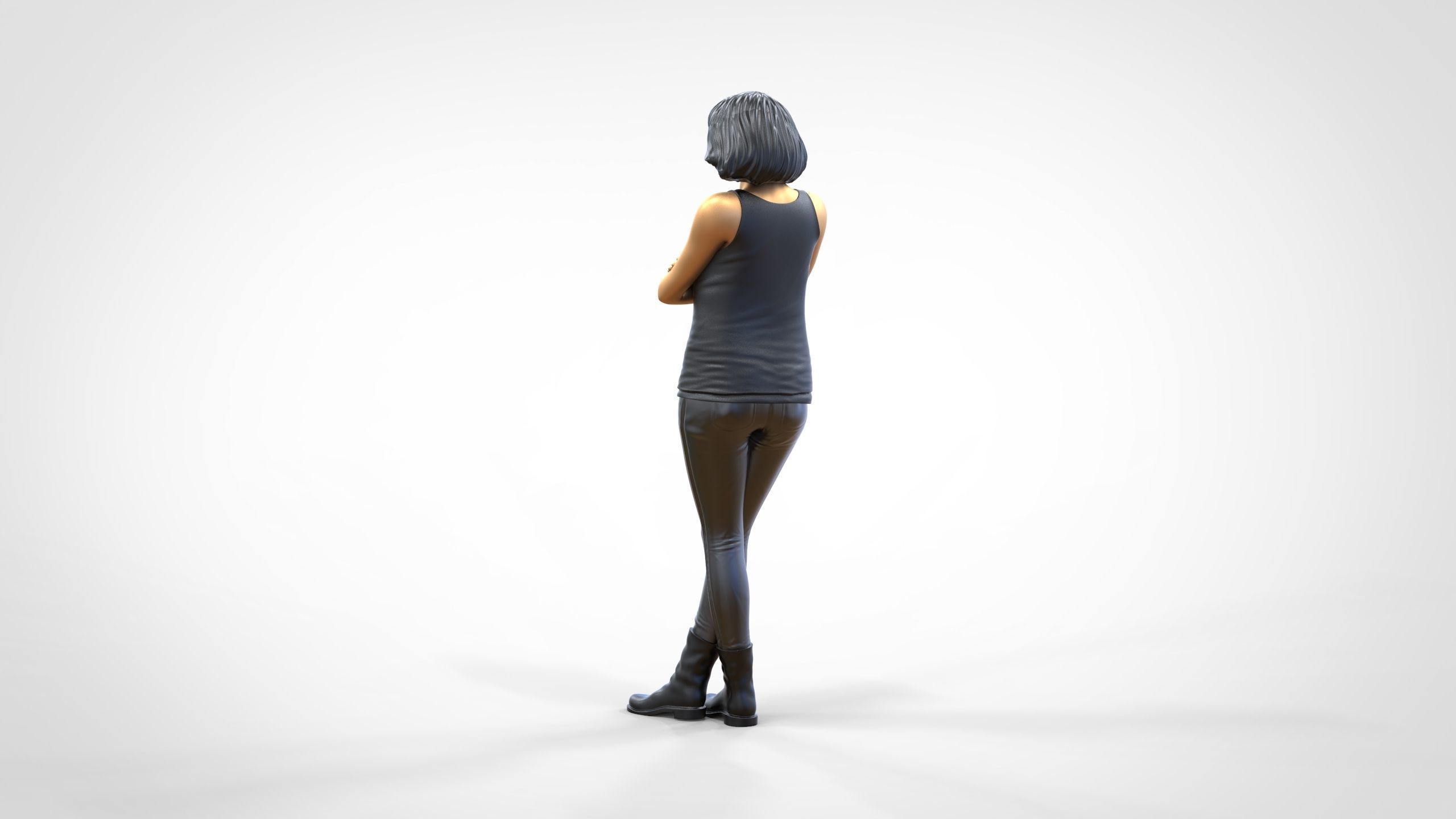 N4 F9 Letty Ortiz Michelle Rodriguez in fast and furious 3D print model_12