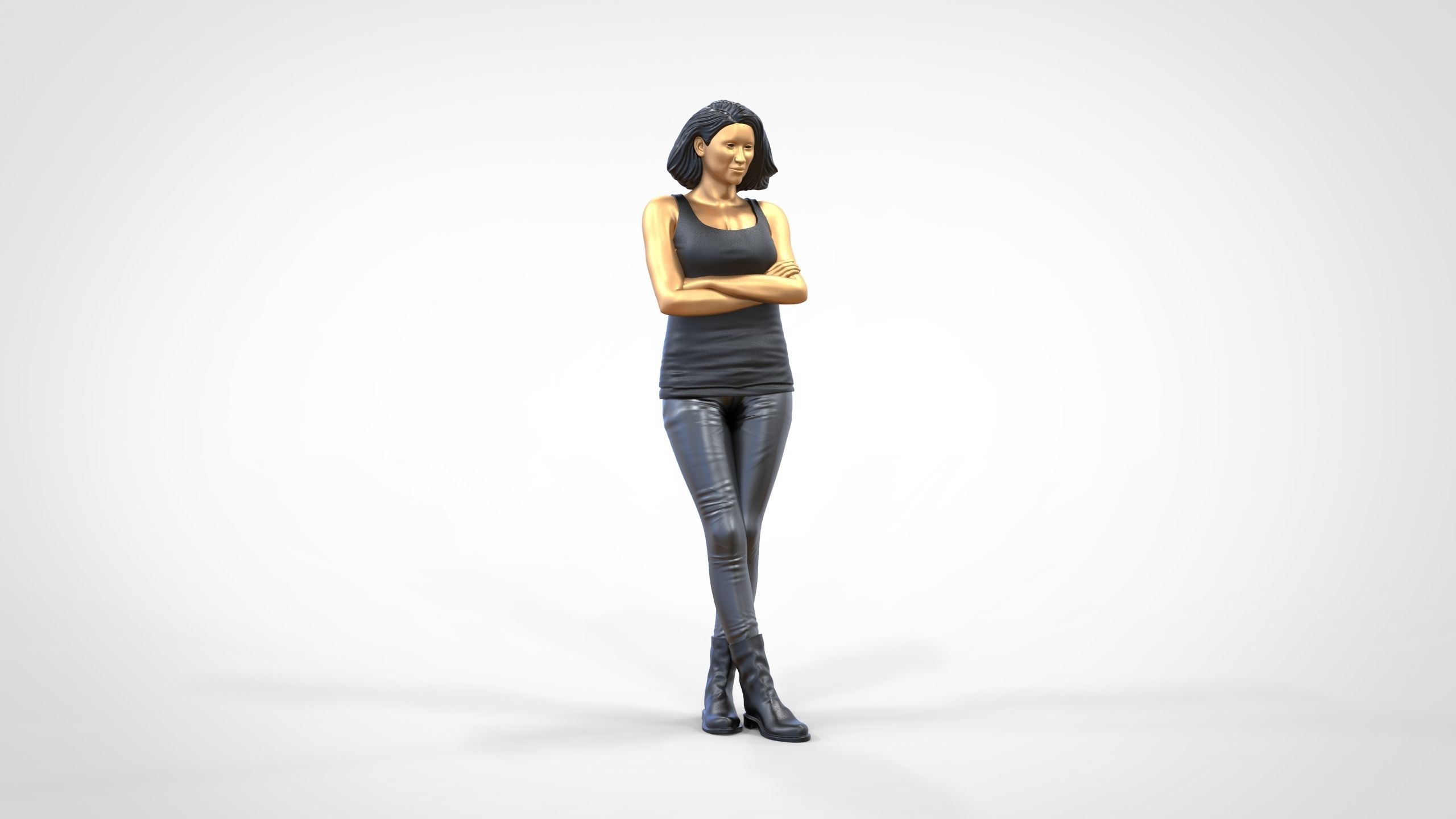 N4 F9 Letty Ortiz Michelle Rodriguez in fast and furious 3D print model_4
