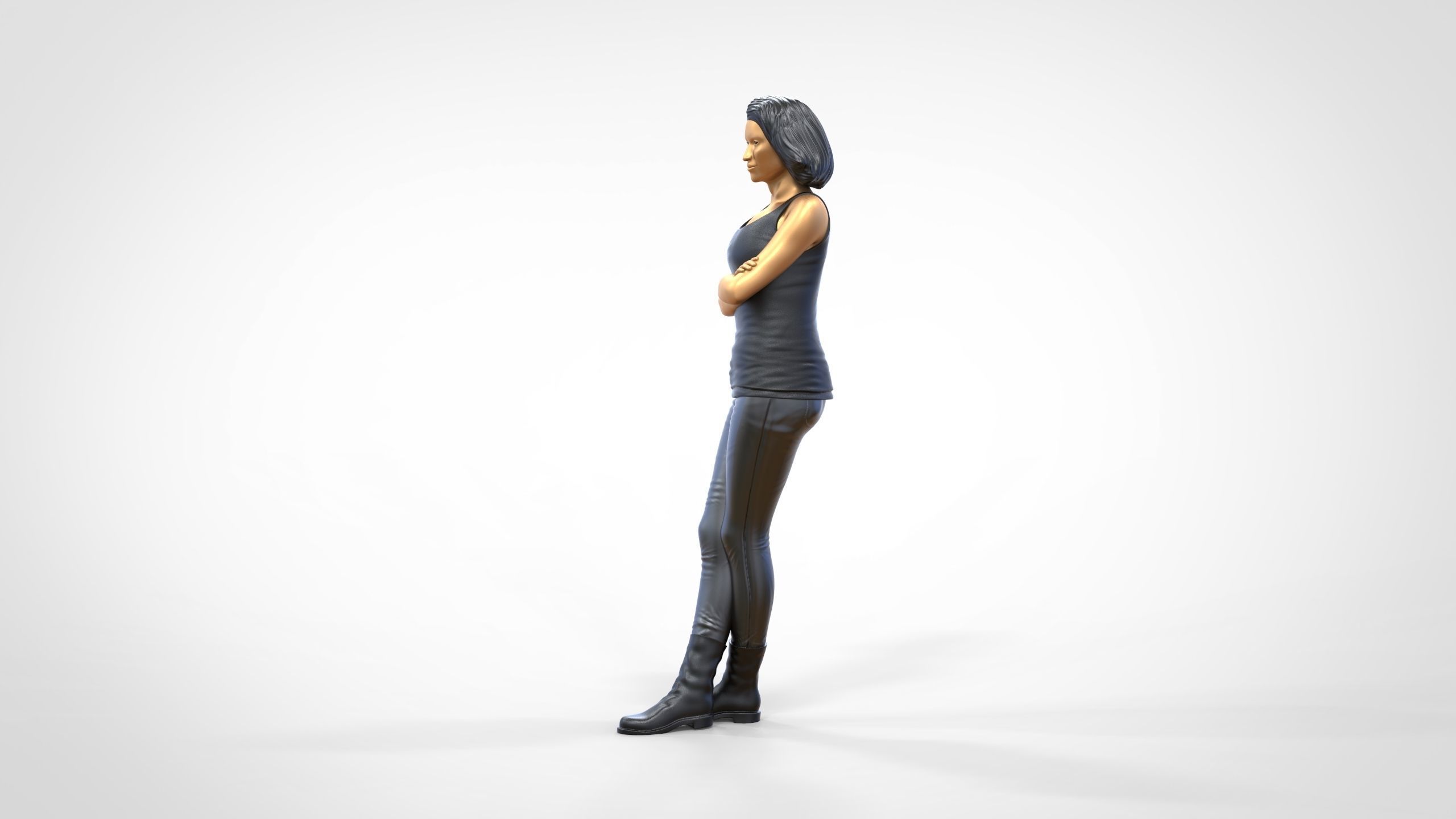 N4 F9 Letty Ortiz Michelle Rodriguez in fast and furious 3D print model_6