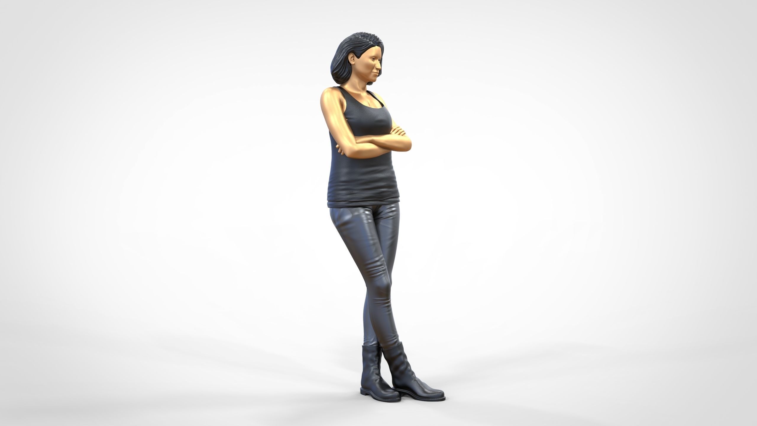 N4 F9 Letty Ortiz Michelle Rodriguez in fast and furious 3D print model_1