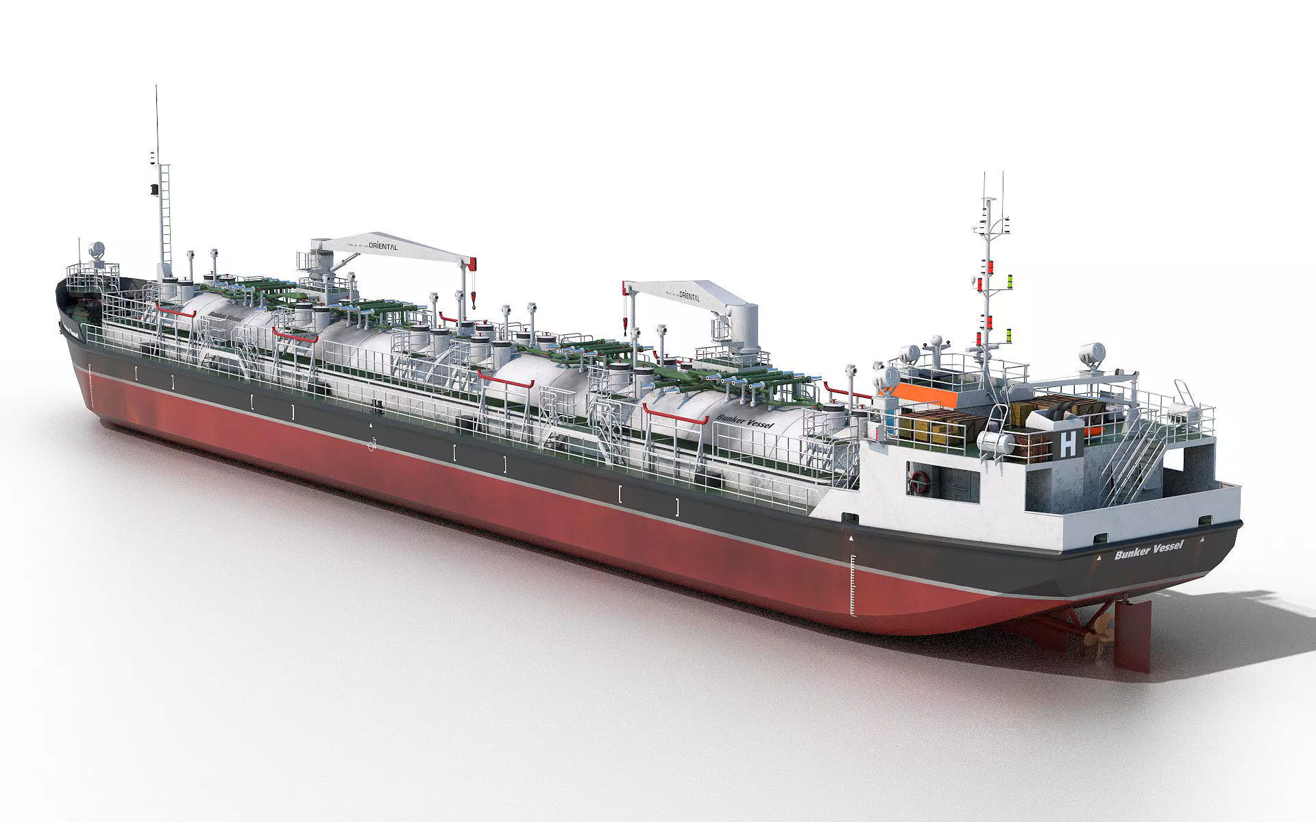 Bunkering vessel  3D model_0