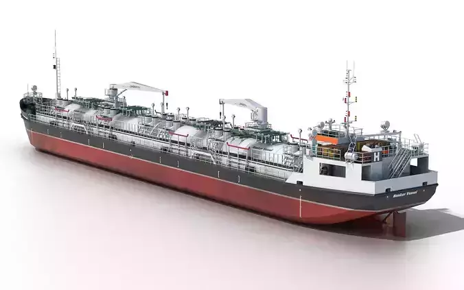 Bunkering vessel  3D model