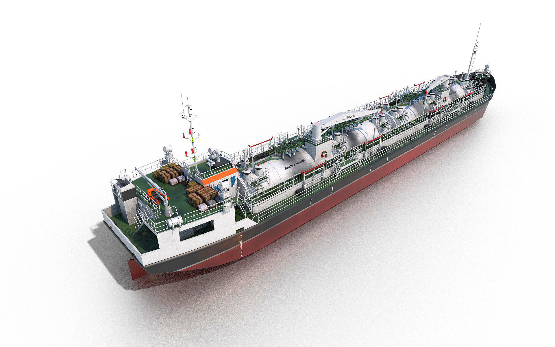 Bunkering vessel  3D model_1