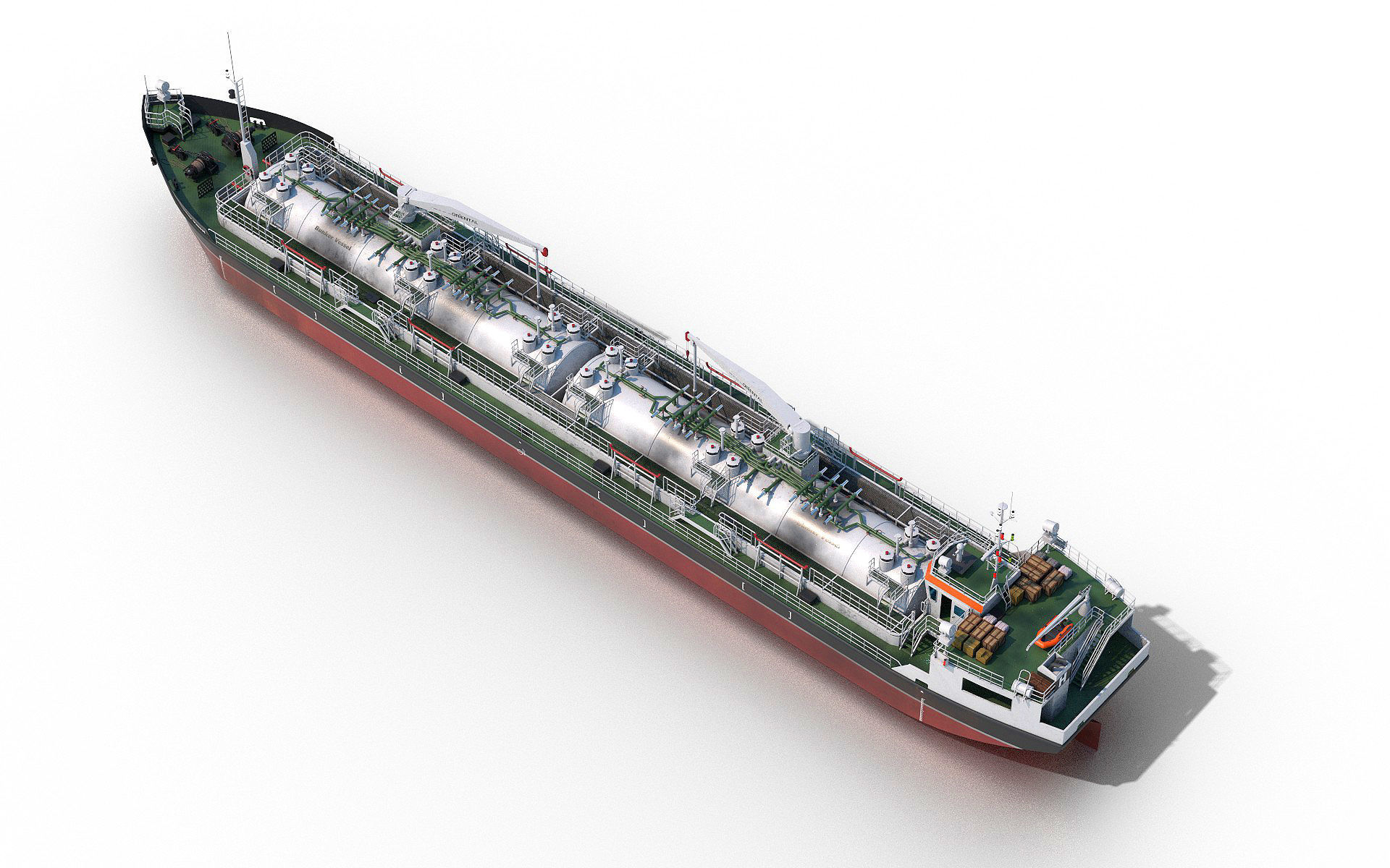 Bunkering vessel  3D model_7
