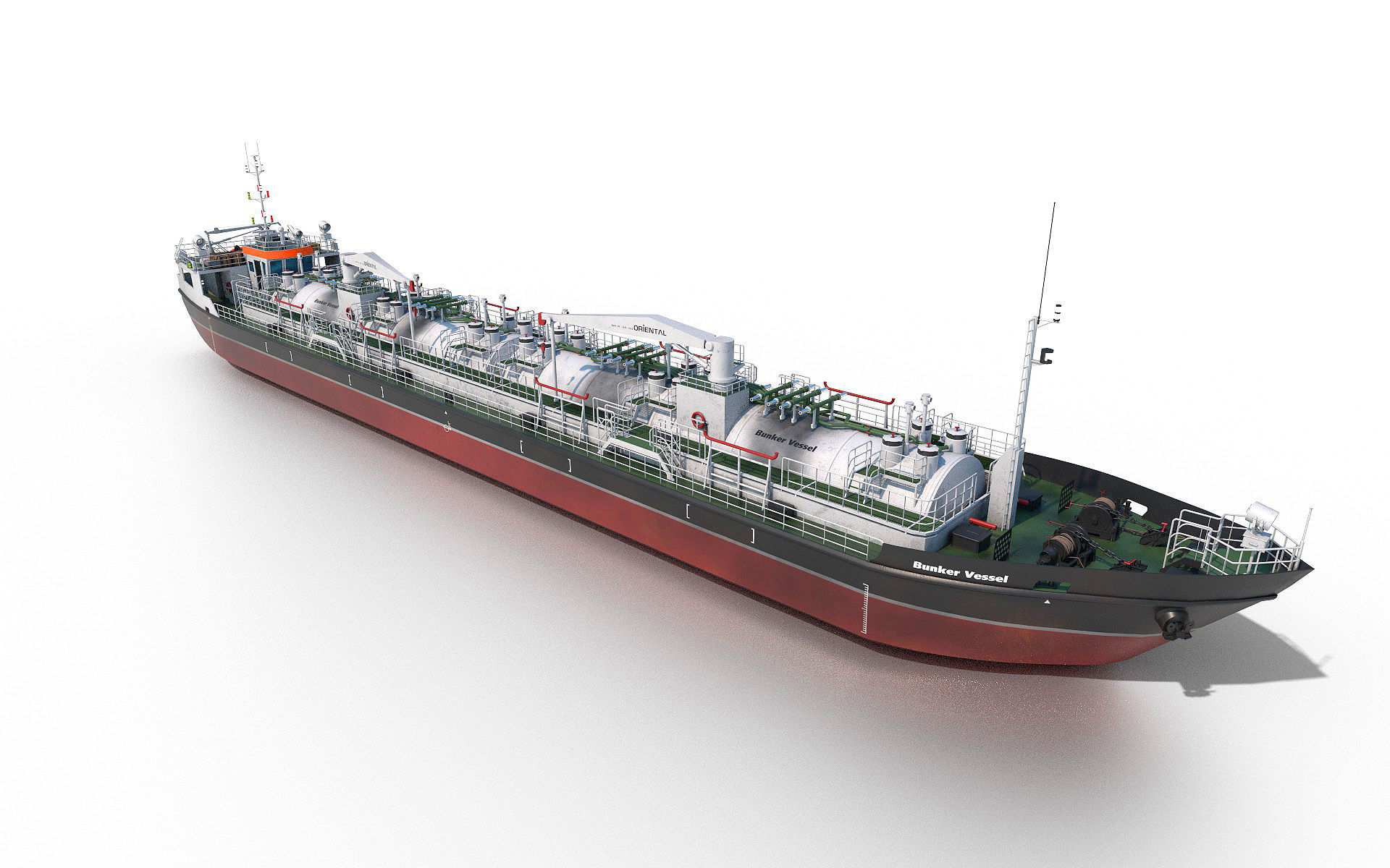 Bunkering vessel  3D model_2