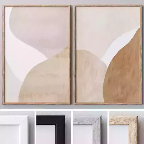 Set of large wall paintings 470