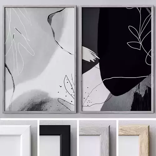 Set of large wall paintings 471