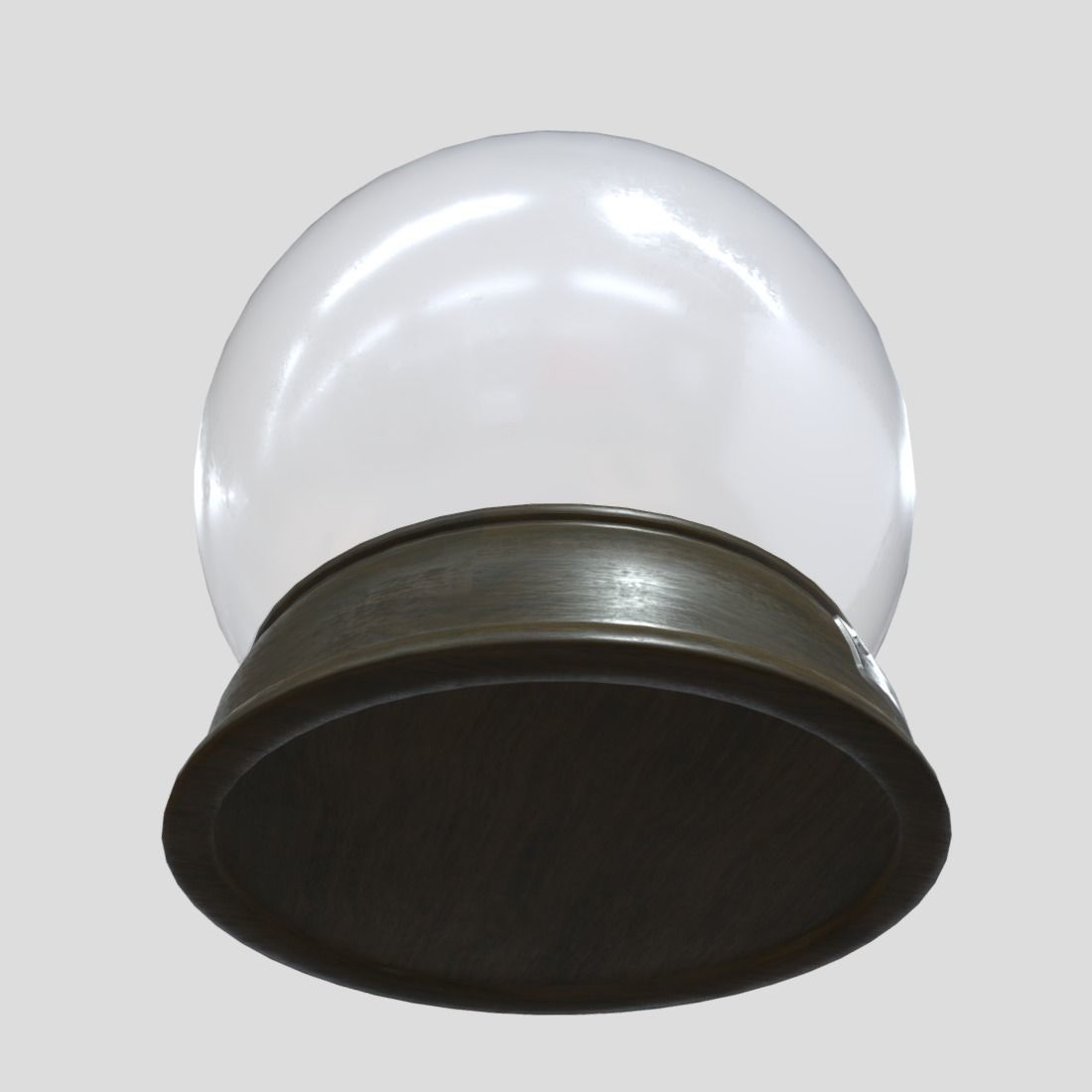 Glass Ball 2 Low-poly 3D model_9