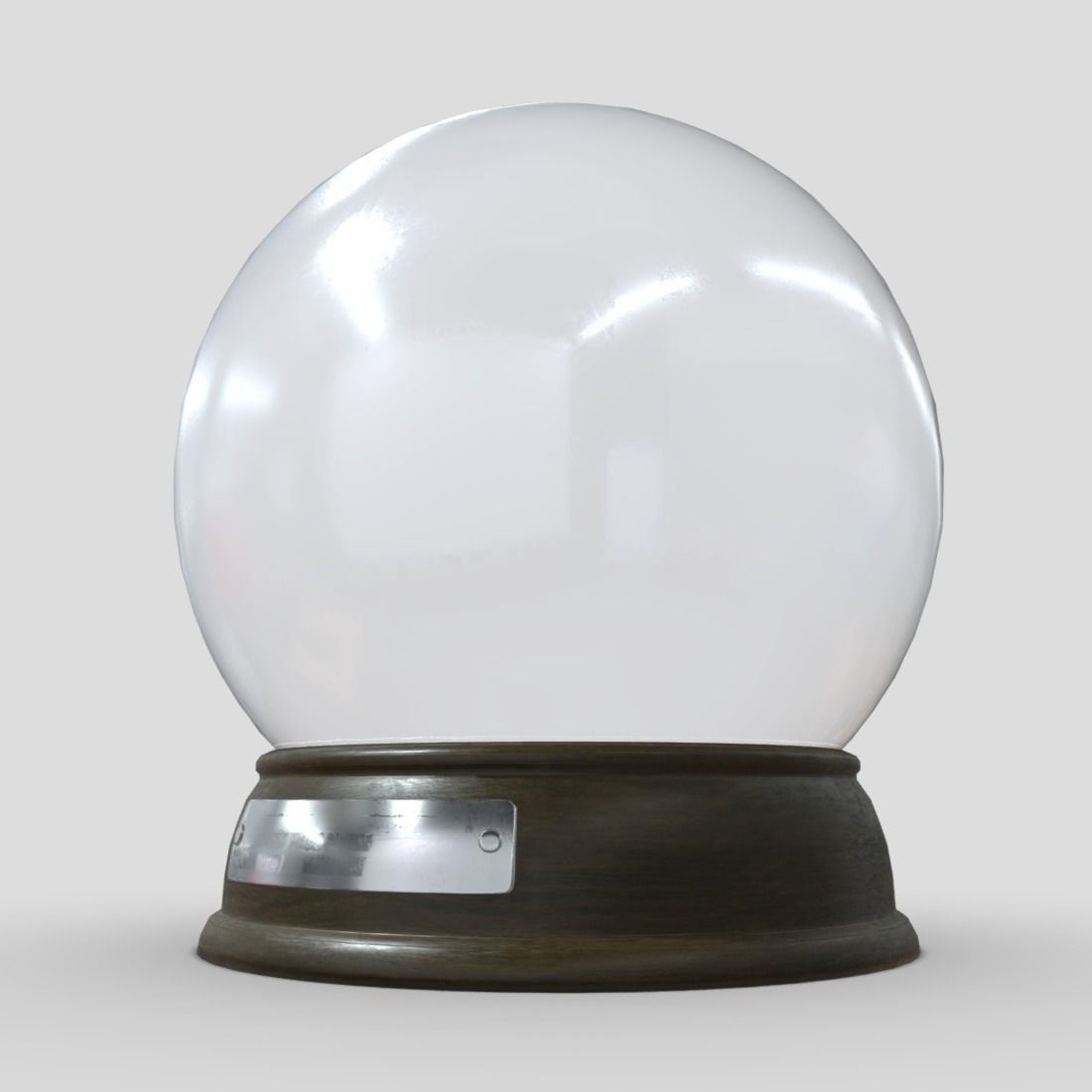 Glass Ball 2 Low-poly 3D model_11