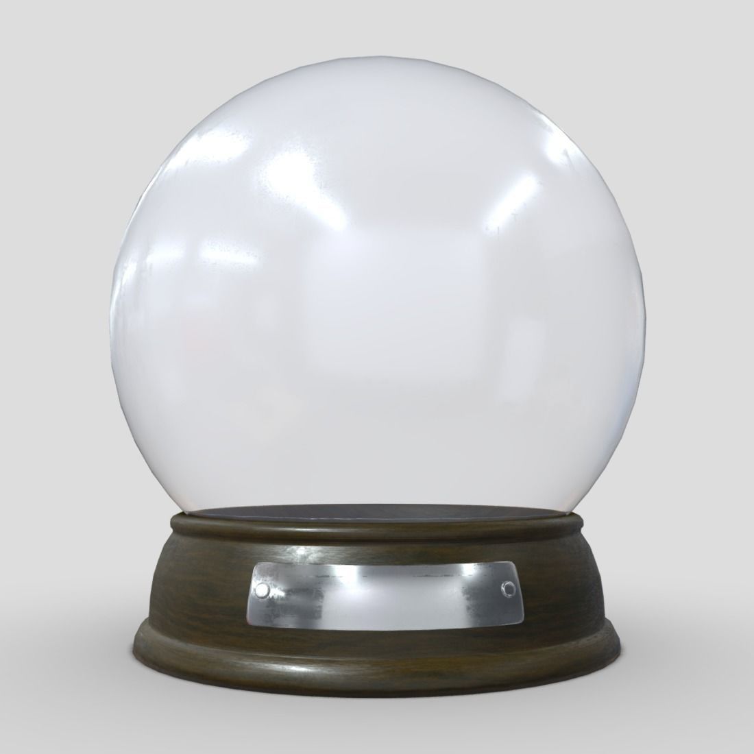 Glass Ball 2 Low-poly 3D model_3