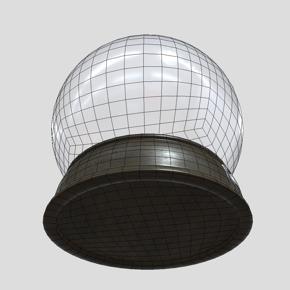 Glass Ball 2 Low-poly 3D model_10