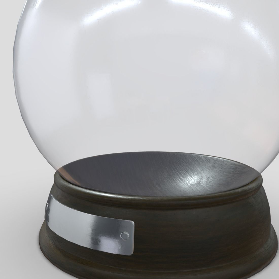 Glass Ball 2 Low-poly 3D model_13