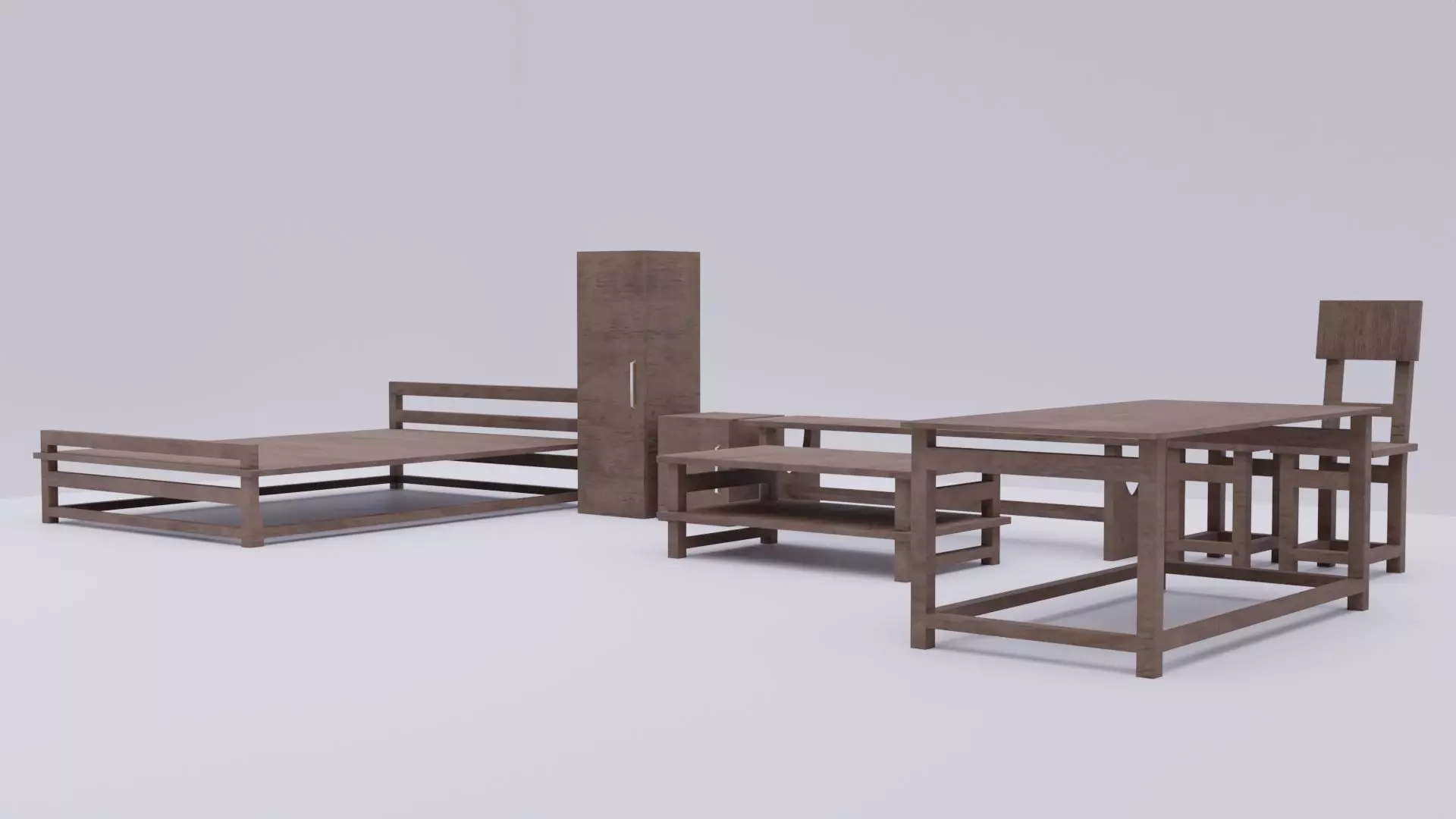 Indian Furniture 3D Model 3D model
