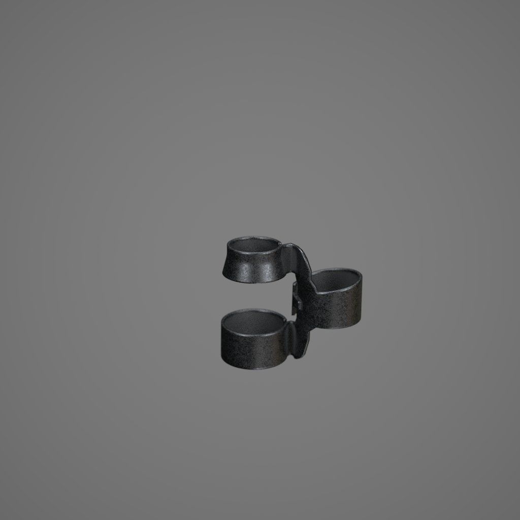 M2 50 Cal Ammunition 3D model_2