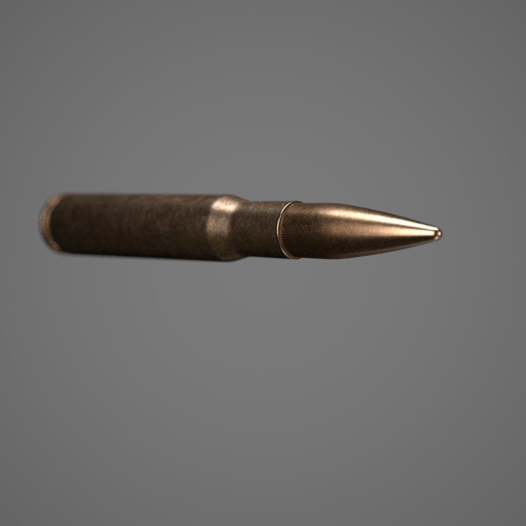 M2 50 Cal Ammunition 3D model_12