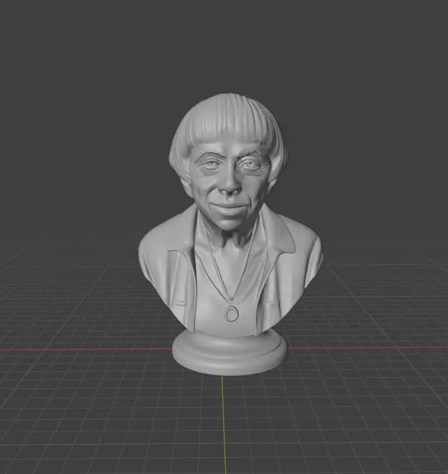 Ursula Le Guin 3D print model_1
