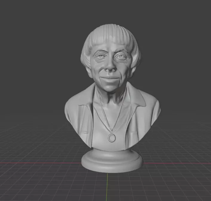Ursula Le Guin 3D print model_11
