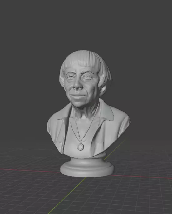 Ursula Le Guin 3D print model_24