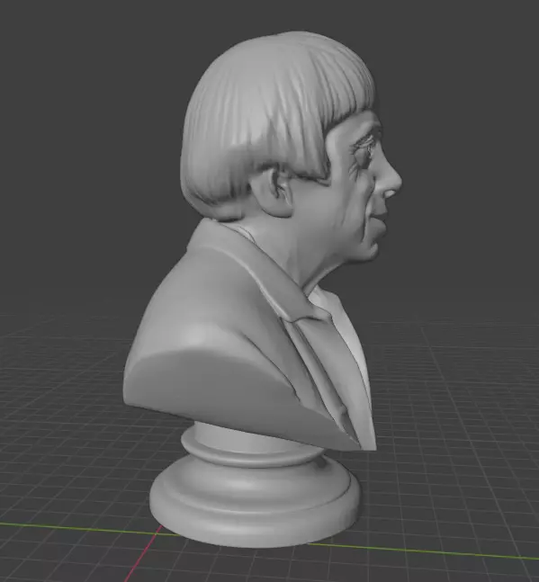 Ursula Le Guin 3D print model_25