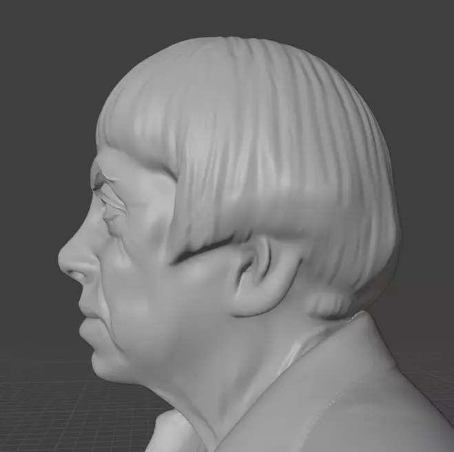 Ursula Le Guin 3D print model_14