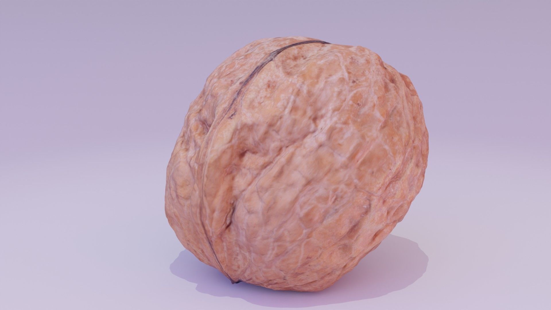 Walnut fruit 01 high-poly 3D model_13